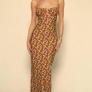Floral Print Maxi Dress